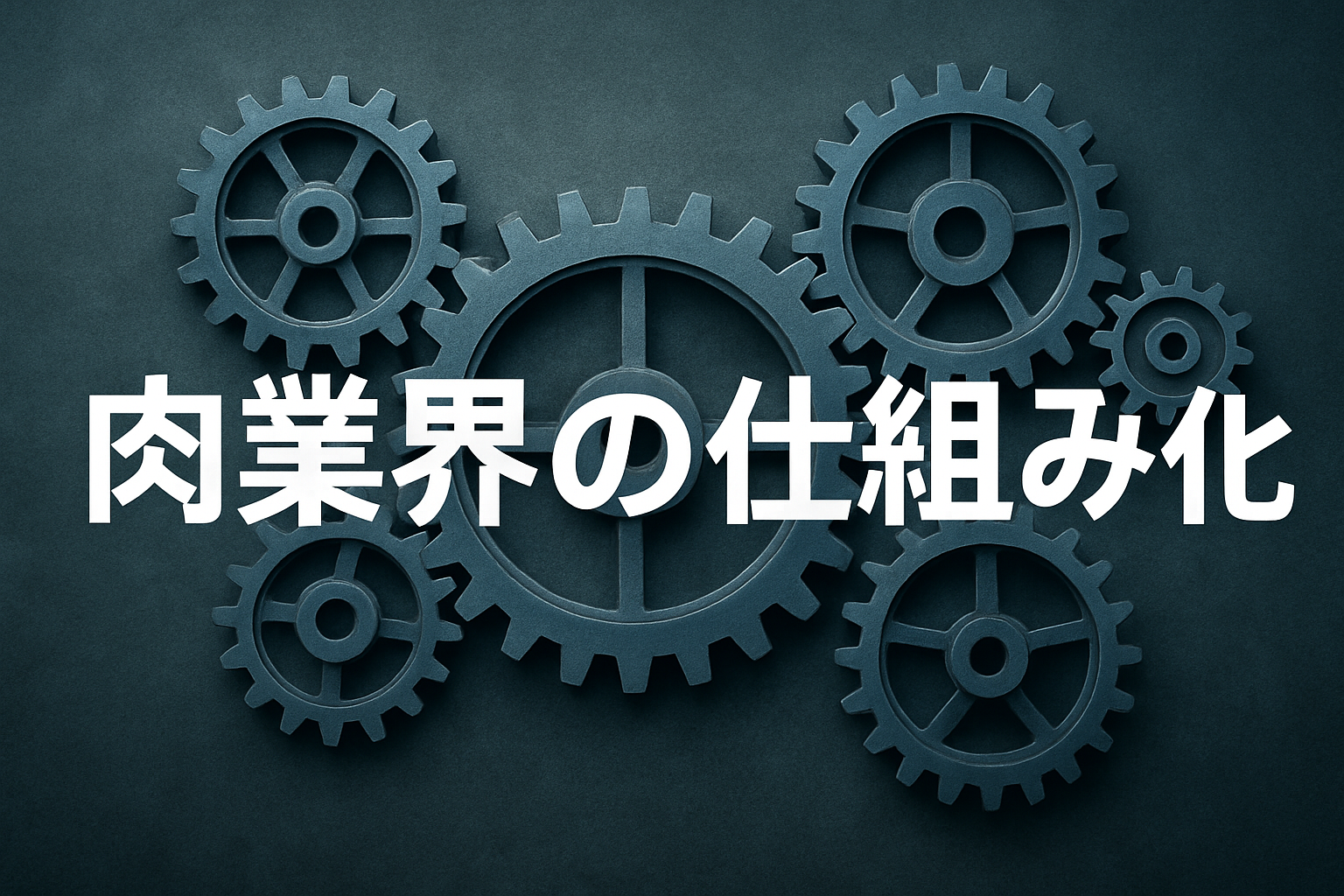 肉業界の仕組み化