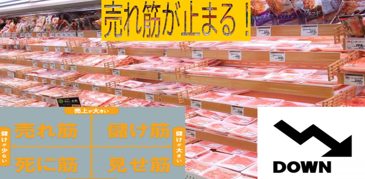 売れ筋が止まる